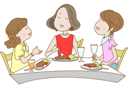 go to lunchのイラスト